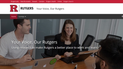 Your Voice Our Rutgers website 