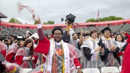 Students Celebrating Commencement